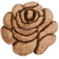 Tapis 3D de fleurs douces et soies